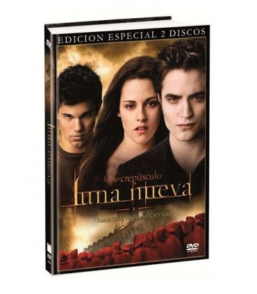 DVD Edición Especial Libro Luna Nueva Crepúsculo New Moon