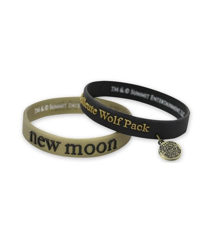 Pulseras Brazalete Silicona Wolf Pack Luna Nueva Crepúsculo