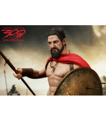 Figura Rey Leonidas Movie Masterpiece 300 Escala 1:6 30cm