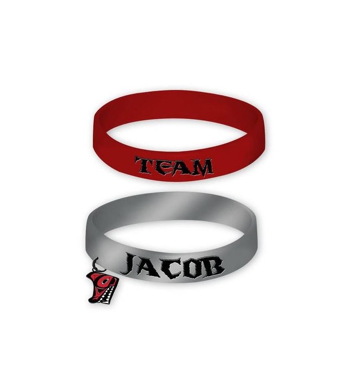 Pulseras Brazalete Silicona Team Jacob Eclipse Crepúsculo