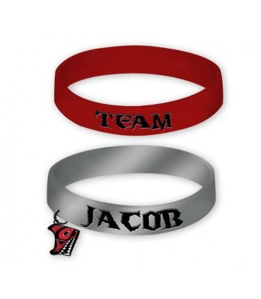 Pulseras Brazalete Silicona Team Jacob Eclipse Crepúsculo