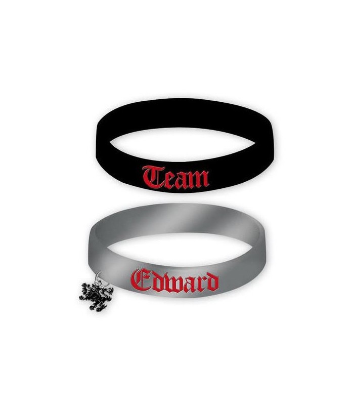 Pulseras Brazalete Silicona Team Edward Eclipse Crepúsculo