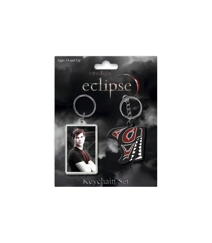 Pack Dos Llaveros Jacob Black Eclipse Crepúsculo Twilight