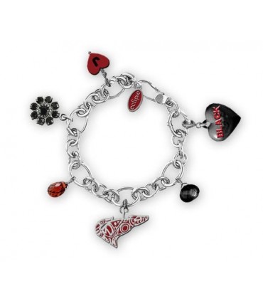 Pulsera Amuletos Corazón Negro Jacob Black Eclipse Crepúsculo