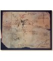 Mapa de Thror (de El Hobbit) - Enmarcado