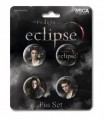 Chapas Edward y Bella Set de 4 Eclipse Crepúsculo Twilight