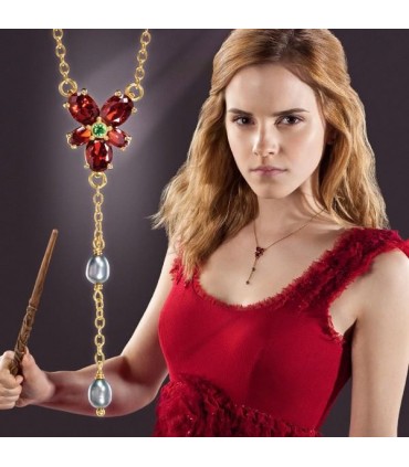 Colgante Rojo de Cristal Hermione Harry Potter Reliquias Muerte