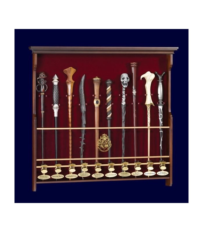 Expositor de Pared para 10 Varitas Mágicas Harry Potter