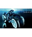 Figura Sam Flynn con Moto de Luz Tron Legacy