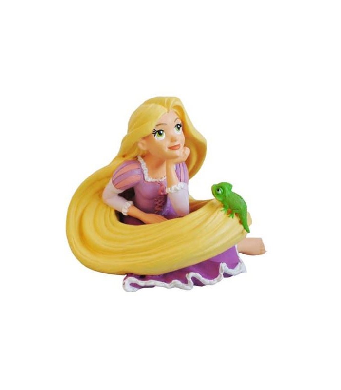Figura Rapunzel y Pascal 7 cms Enredados Disney