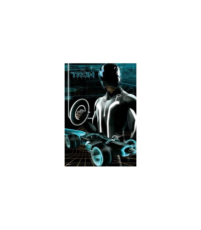 Poster Efecto 3D Car Tron Legacy