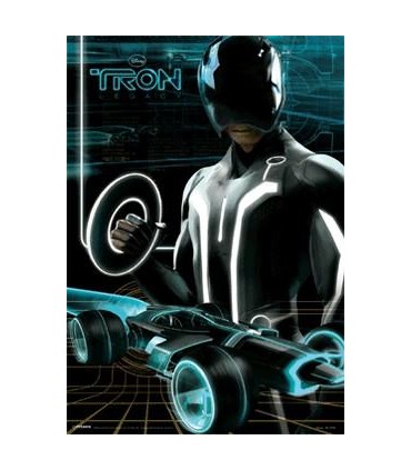 Poster Efecto 3D Car Tron Legacy