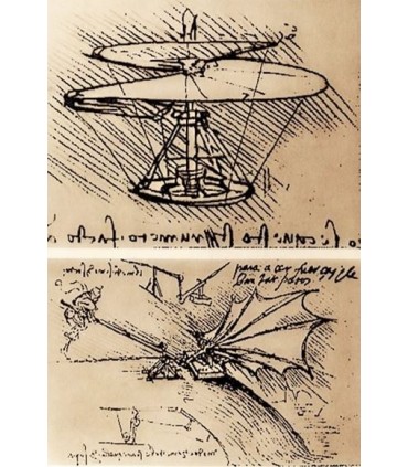 Marca Páginas Puntos de Libro de Leonardo Da Vinci