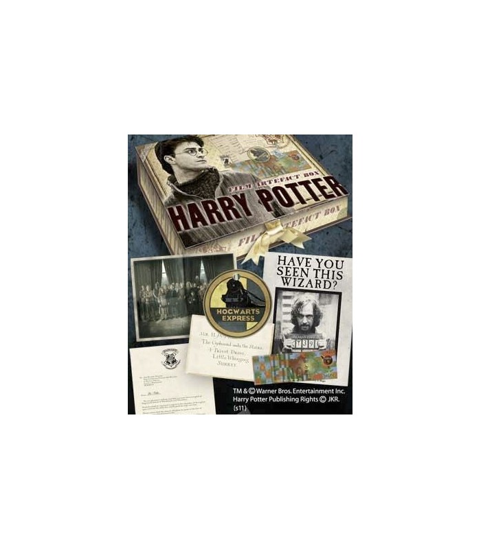Caja de Recuerdos y Efectos Personales de Harry Potter en