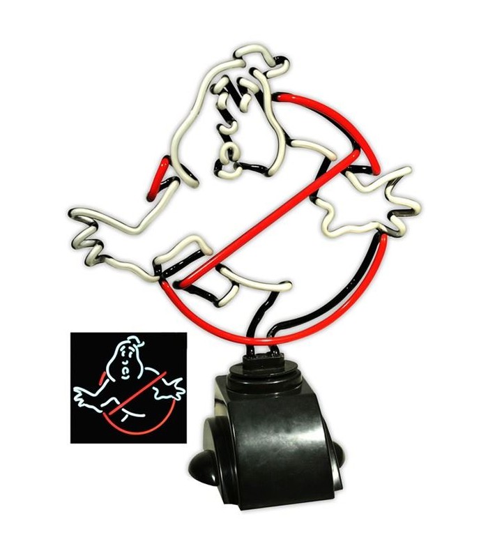 Logo Cazafantasmas en Neon (Iluminado)