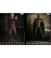 Figuras Demon Batman y Scarecrow Batman Begins Escala 1:6