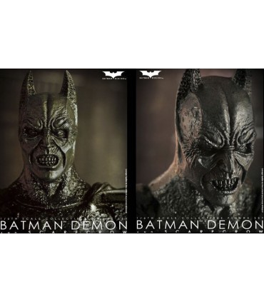 Figuras Demon Batman y Scarecrow Batman Begins Escala 1:6