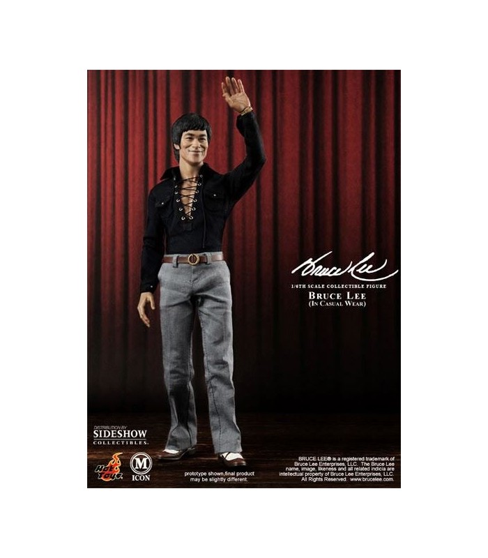 Figura Bruce Lee con Ropa Informal Casual Wear 1:6 30cm