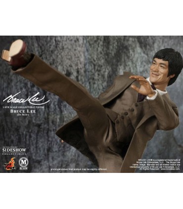 Figura Bruce Lee Suit Version con Traje 30cm Escala 1:6