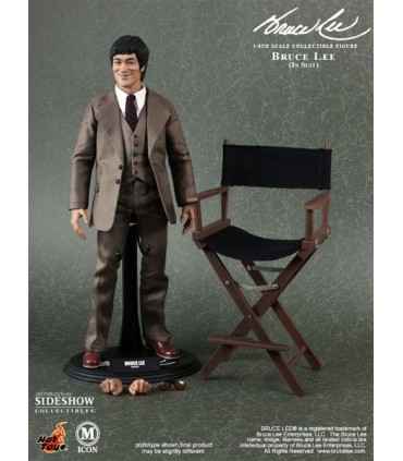 Figura Bruce Lee Suit Version con Traje 30cm Escala 1:6