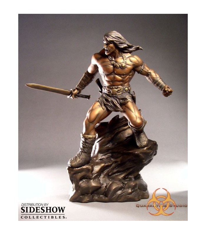 Estatua Conan El Bárbaro Faux Bronce 38cm Ed. Limitada