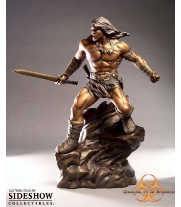 Estatua Conan El Bárbaro Faux Bronce 38cm Ed. Limitada