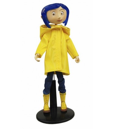 Figura Coraline 18cm Chubasquero y Botas Bendy Fashion Doll - Los Mundos de Coraline