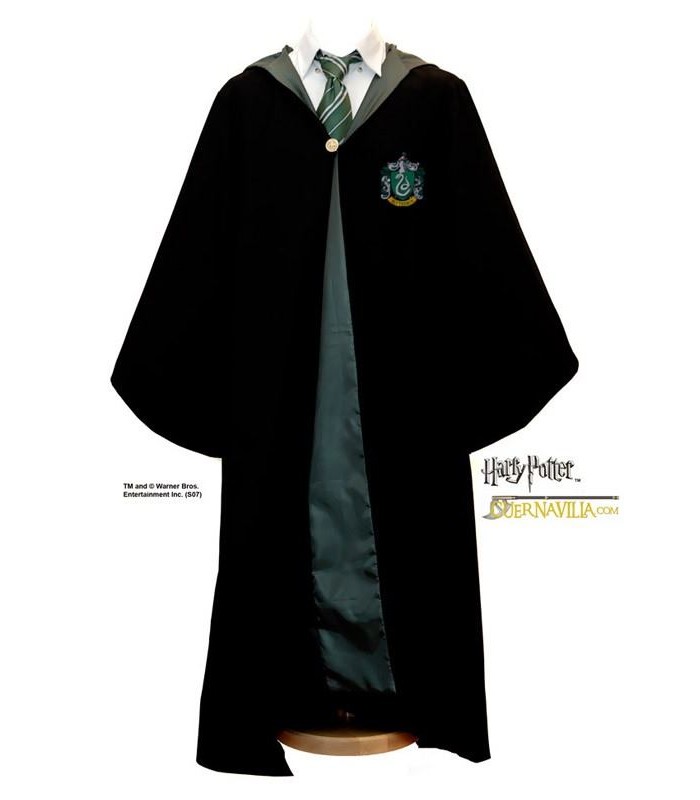 Disfraz Túnica de Draco Malfoy Vestuario Mago Slytherin Talla S