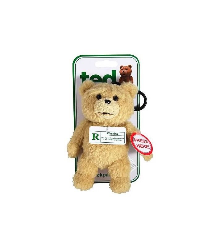 Mini Peluche Ted con Voz en Inglés Réplica Tamaño 15 cm