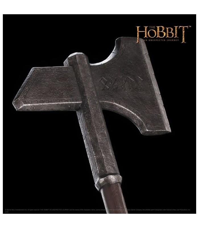 Hachas de Dwalin El Hobbit: Un Viaje Inesperado Réplica 1:1