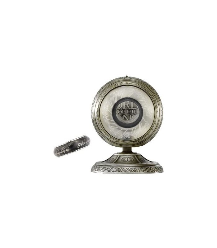 Anillo Único Giratorio Acero Negro El Señor de los Anillos