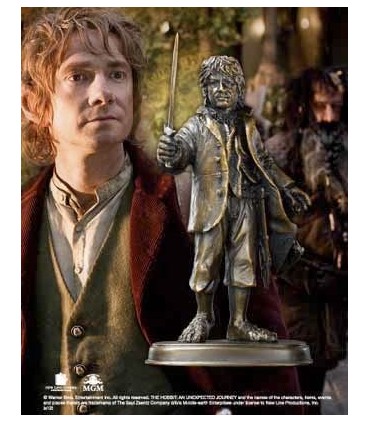 Escultura Bronce Bilbo Bolsón El Hobbit: Un Viaje Inesperado