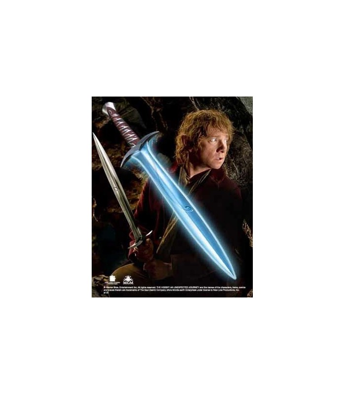 Espada Dardo con Luz de Bilbo Bolsón El Hobbit Réplica 1:1