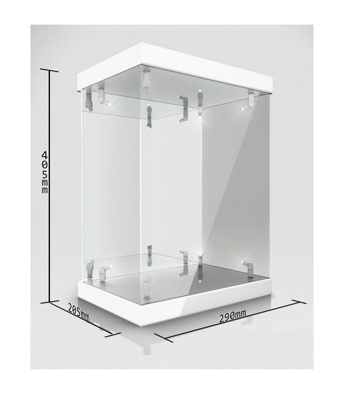 Vitrina Display Acrílico Iluminación Color Blanco Figuras 1:6