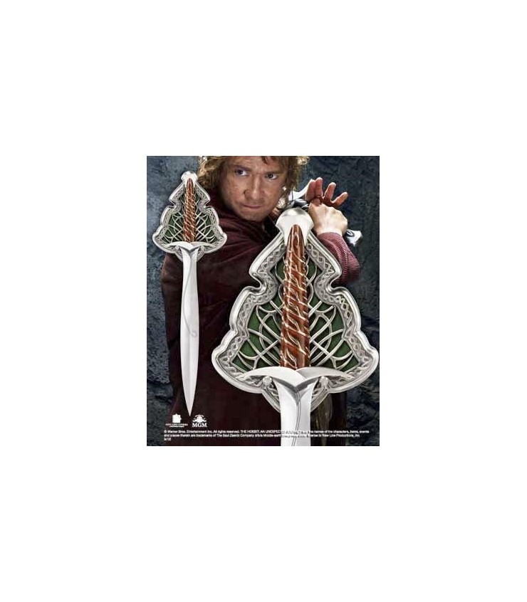 The Noble Collection Bilbo Button Colgante Cadena De Cuero