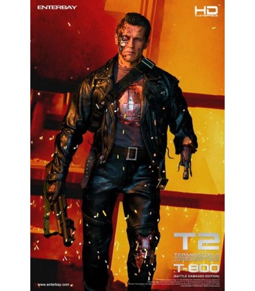 Figura T-800 Battle Damaged Terminator 2 Escala 1:4