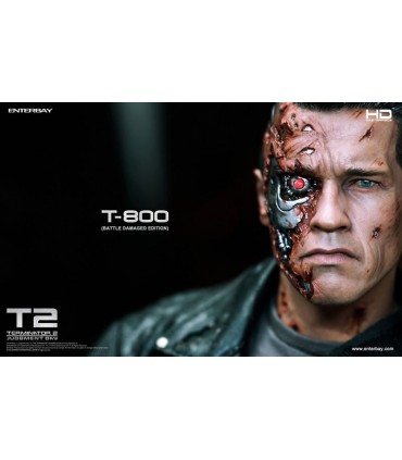 Figura T-800 Battle Damaged Terminator 2 Escala 1:4