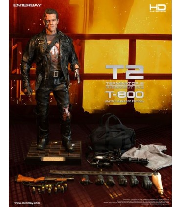 Figura T-800 Battle Damaged Terminator 2 Escala 1:4