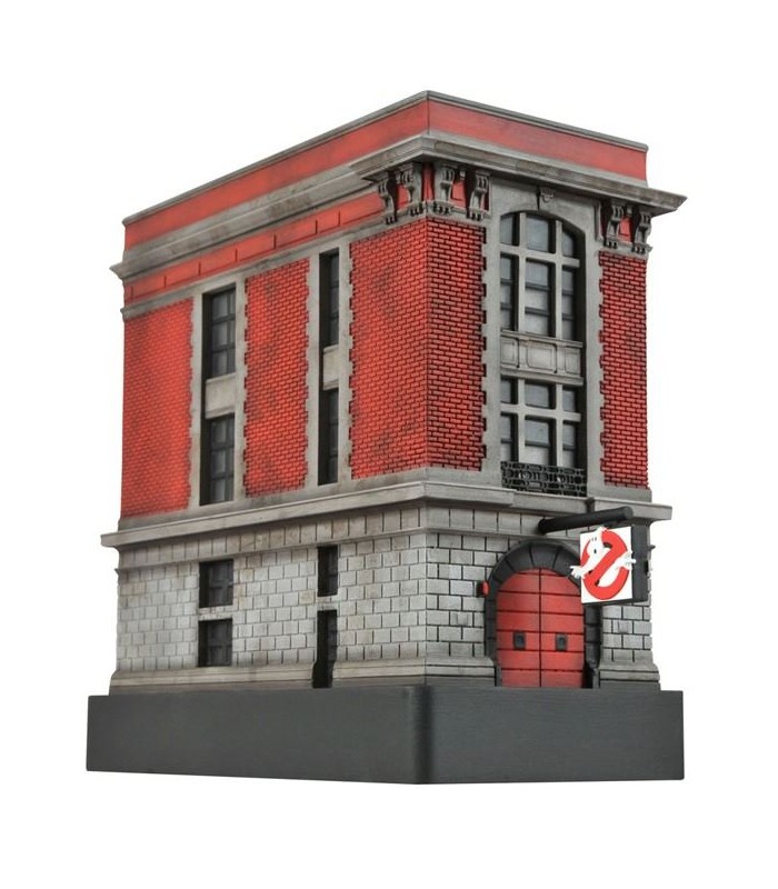 Edificio Estación de Bomberos con Luz Los Cazafantasmas