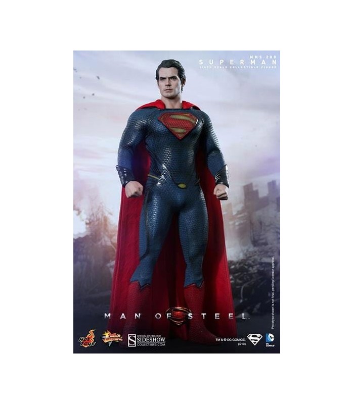 Figura El Hombre de Acero Superman Escala 1:6