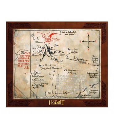 Mapa de Erebor Thorin Oakenshield El Hobbit: Un Viaje Inesperado