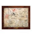 Mapa de Erebor Thorin Oakenshield El Hobbit: Un Viaje Inesperado