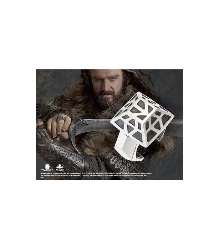 Anillo de Thorin Escudo de Roble en Plata El Hobbit: Un Viaje...