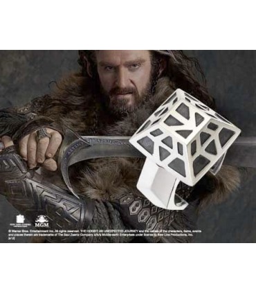 Anillo de Thorin Escudo de Roble en Plata El Hobbit: Un Viaje...