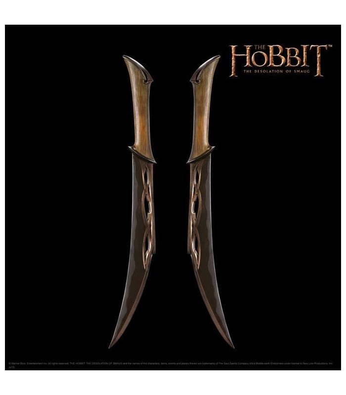 Cuchillos de Tauriel Réplica 1:1 El Hobbit La Desolación Smaug
