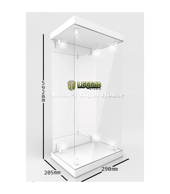 Vitrina Display Acrílico Iluminación Color Blanco Figuras 1:4