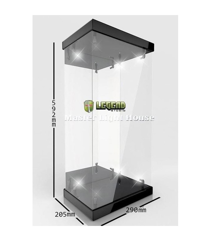 Vitrina Display Acrílico Iluminación Color Negro Figuras 1:4