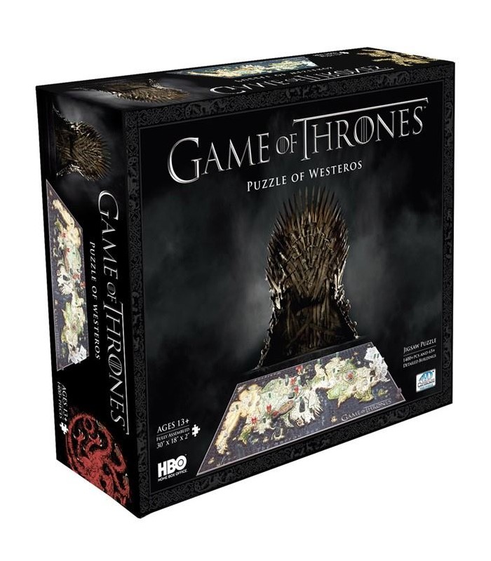 Puzzle 3D Mapa Poniente Westeros Juego de Tronos