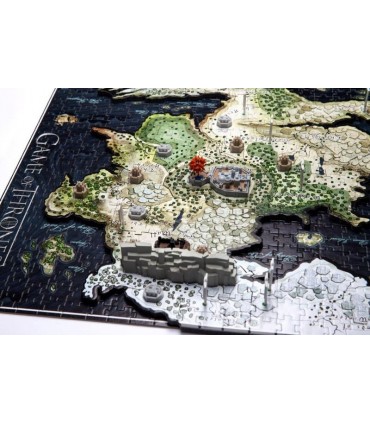 Puzzle 3D Mapa Poniente Westeros Juego de Tronos