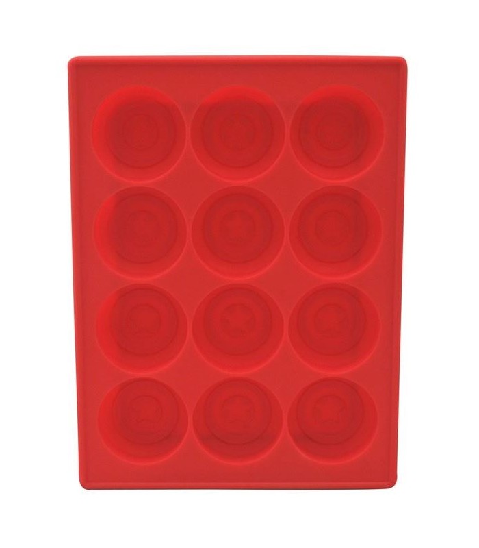 Cubitera Molde Silicona Escudo Capitán América Marvel